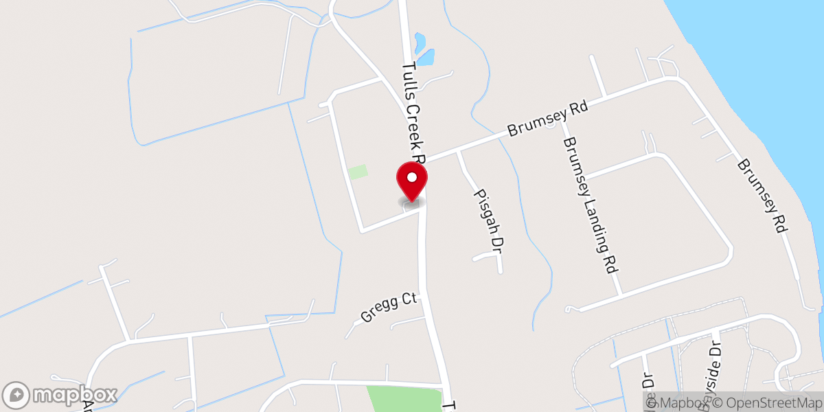 Map showing location of Weeping Mary Church of Christ, Disciples of Christ