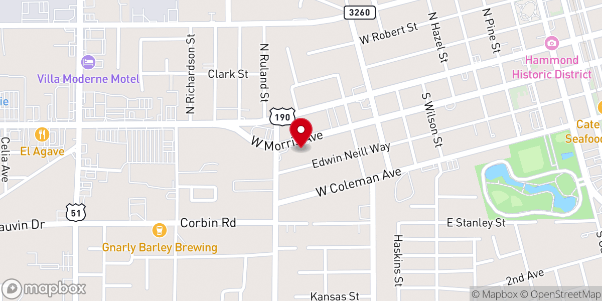 Map showing location of Iglesia Cristiana Emanuel