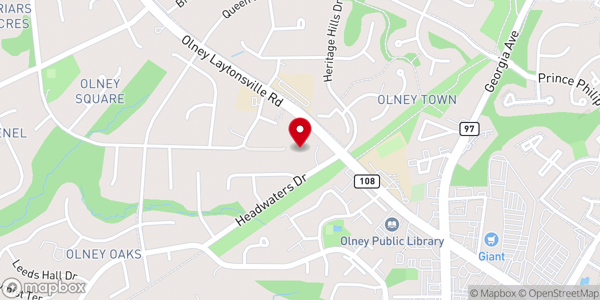 Map showing location of Refuge Church