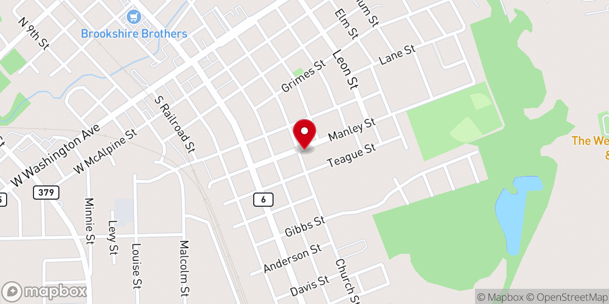 Map showing location of Christ Our Light Offices