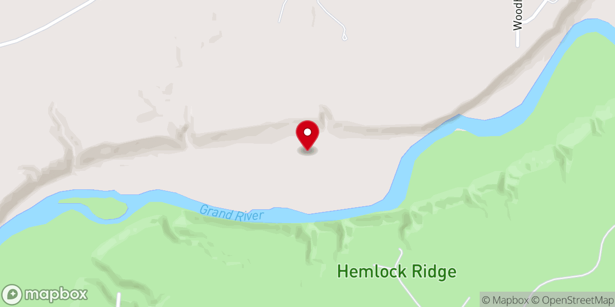Map showing location of Cross Outreach Ministry