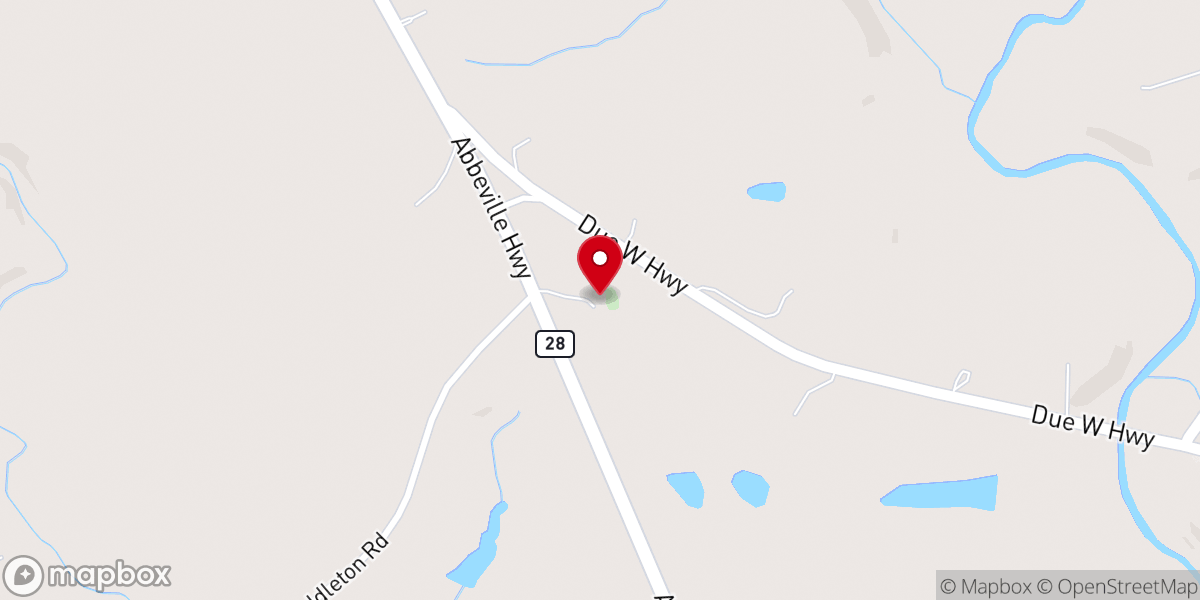 Map showing location of New Birth Apostolic Church