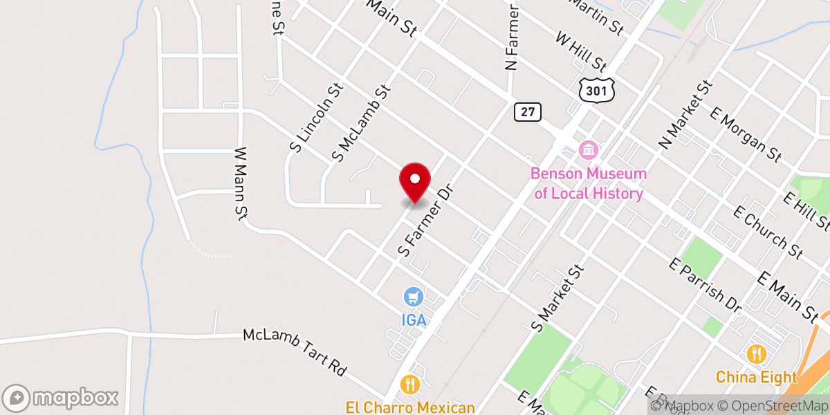 Map showing location of Edify House - BCOG