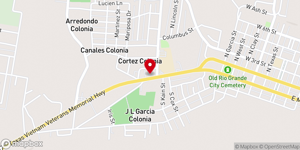 Map showing location of Starlite Burger 6