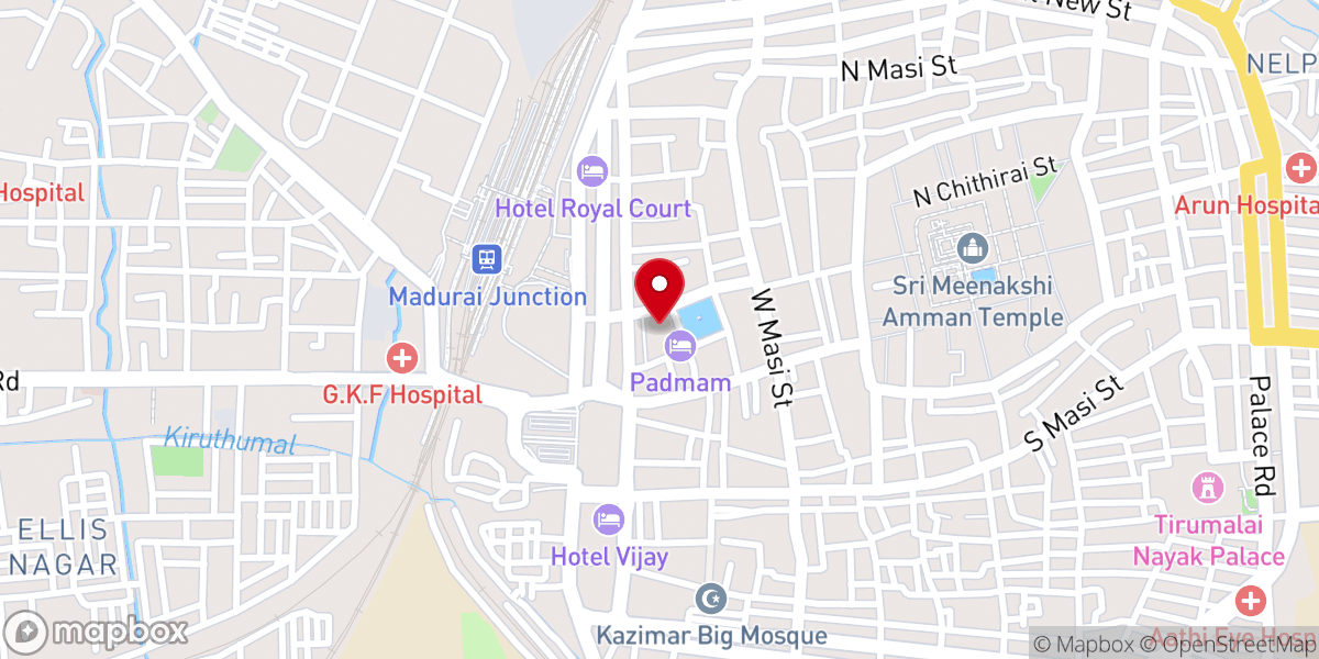 Map showing location of Our Lady of Holy Rosary Church