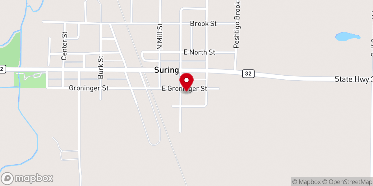 Map showing location of St Michael's Catholic Church