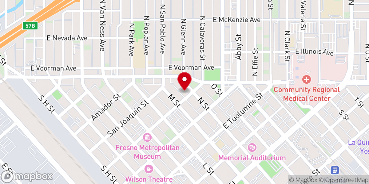 Map showing location of Power House Institutional Church