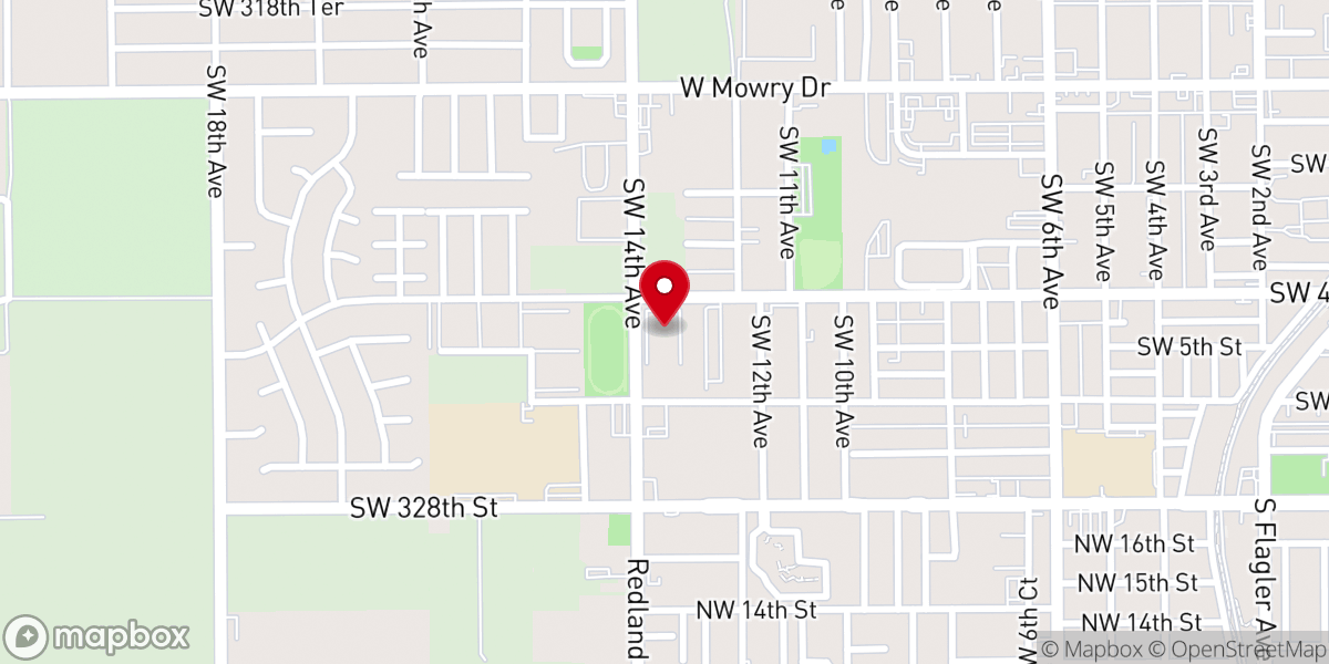 Map showing location of Touching Miami with Love: West Homestead