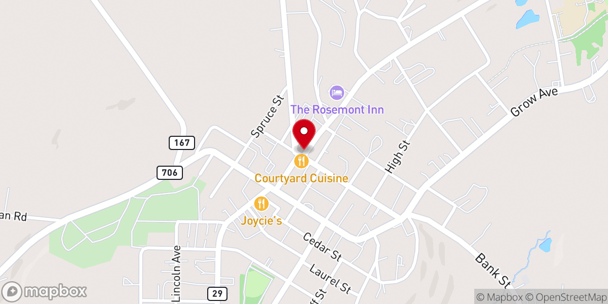 Map showing location of Franklin Forks Untd Methodist Church