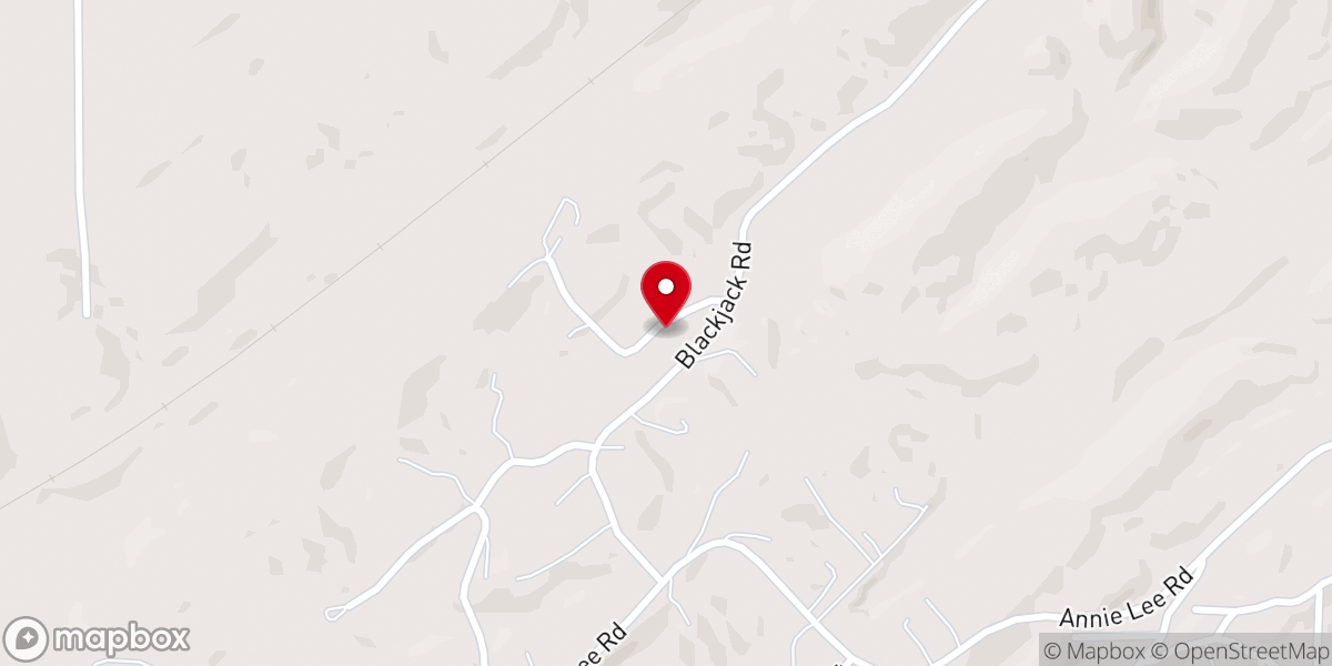 Map showing location of Whites Chapel Holiness Church