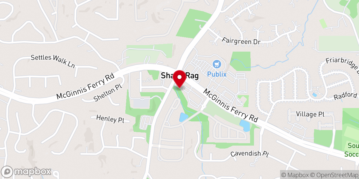 Map showing location of Johns Creek Korean Church - Children's Ministry