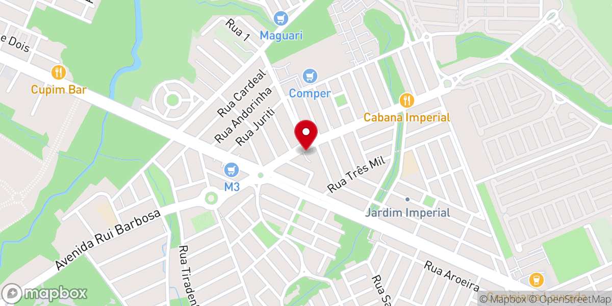 Map showing location of Paróquia São Mateus