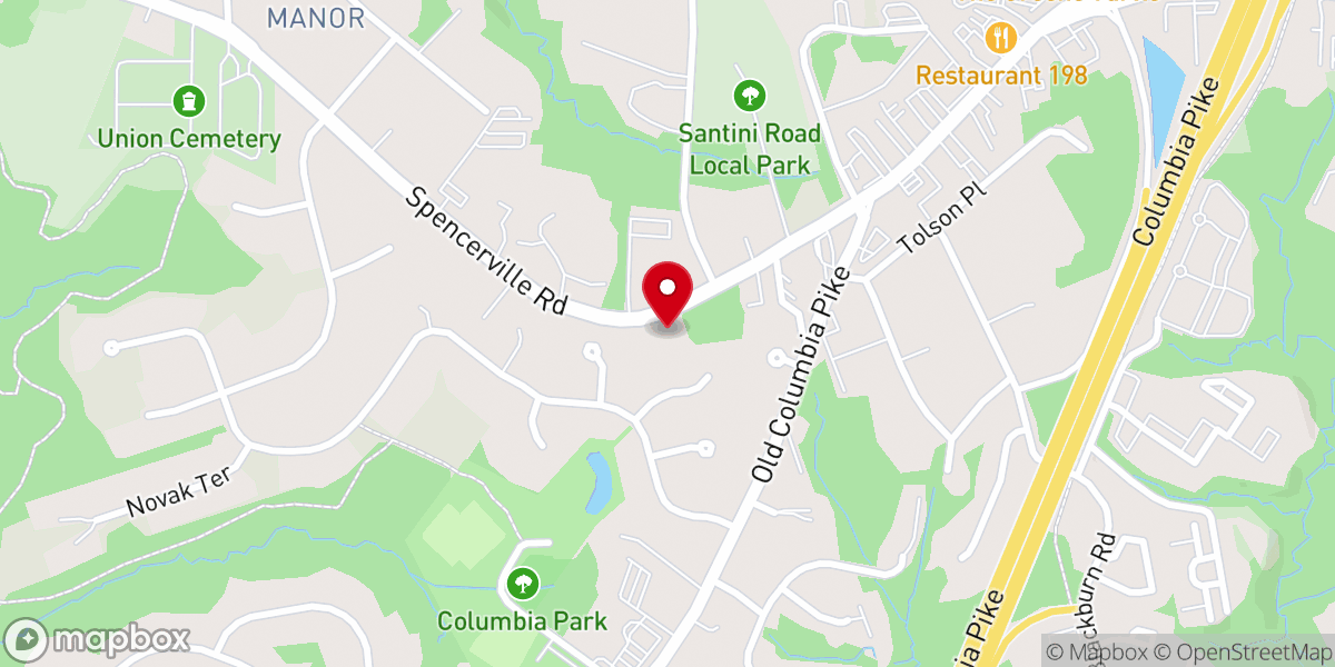 Map showing location of Renaissance Baptist Church