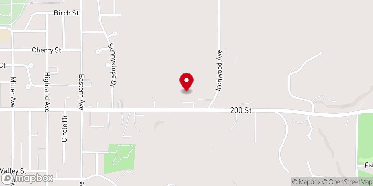 Map showing location of First Christian Church