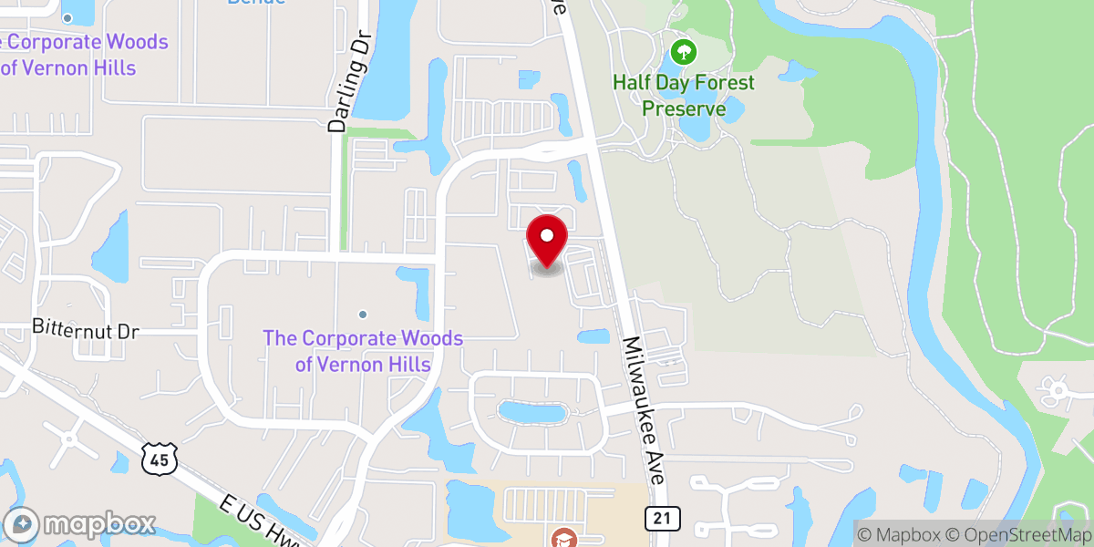 Map showing location of Highland Presbyterian Church