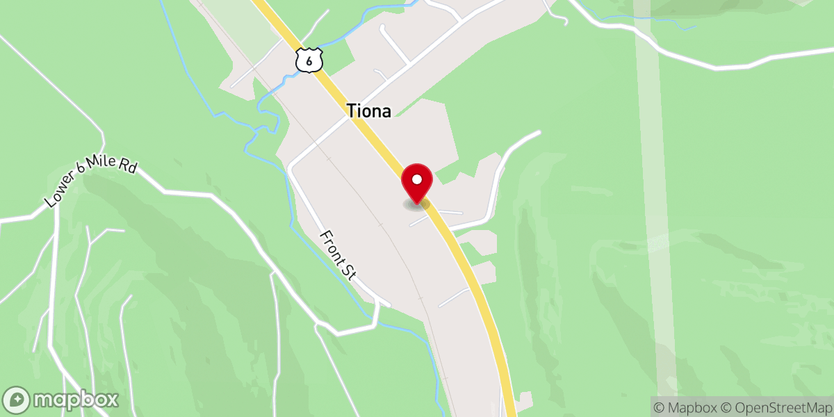 Map showing location of Rest Stop 6 Inn