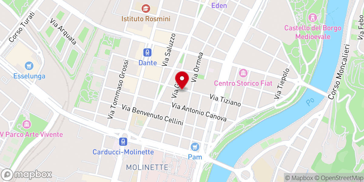 Map showing location of Chiesa Evangelica Maranata IEM