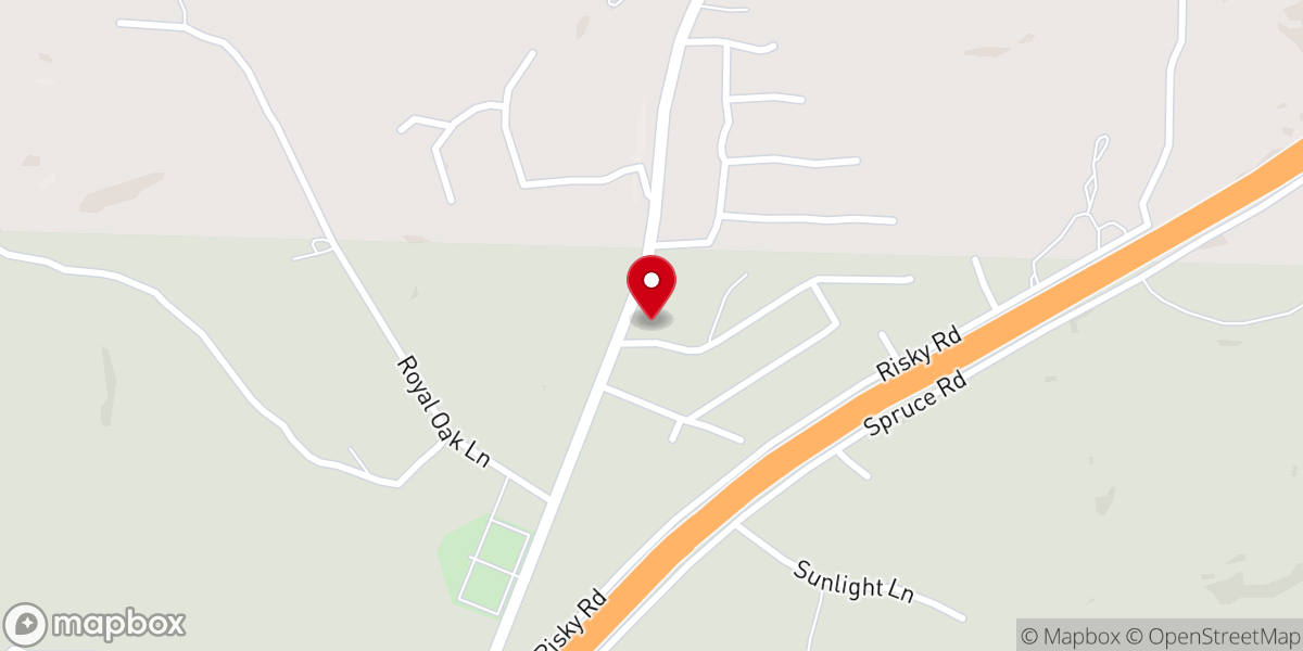 Map showing location of Apostolic Faith Pentecostal church