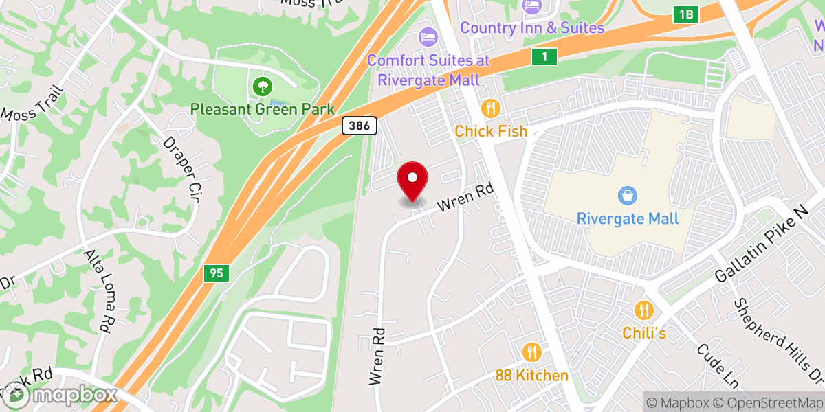 Map showing location of Northside Church Of Christ