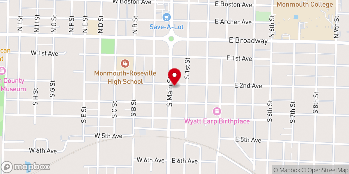 Map showing location of Turnbull Heritage Museum