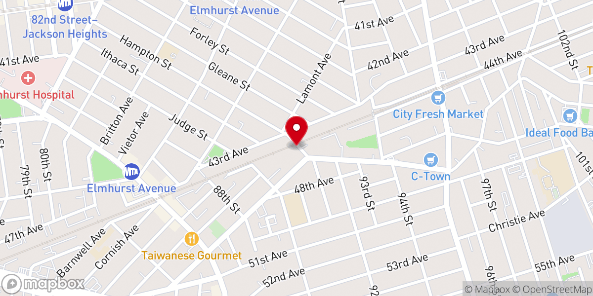 Map showing location of Ling Shan Temple