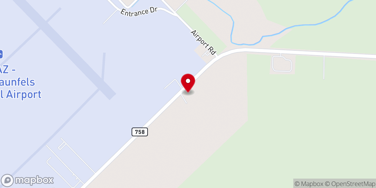 Map showing location of The Allen Farmhaus