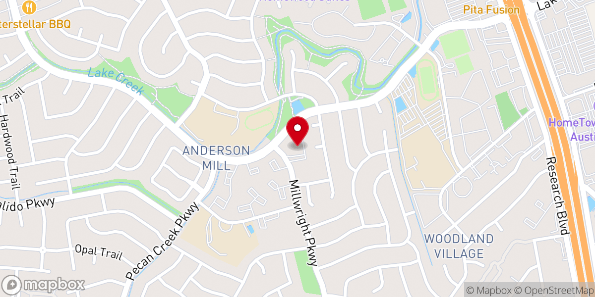 Map showing location of One Way Church