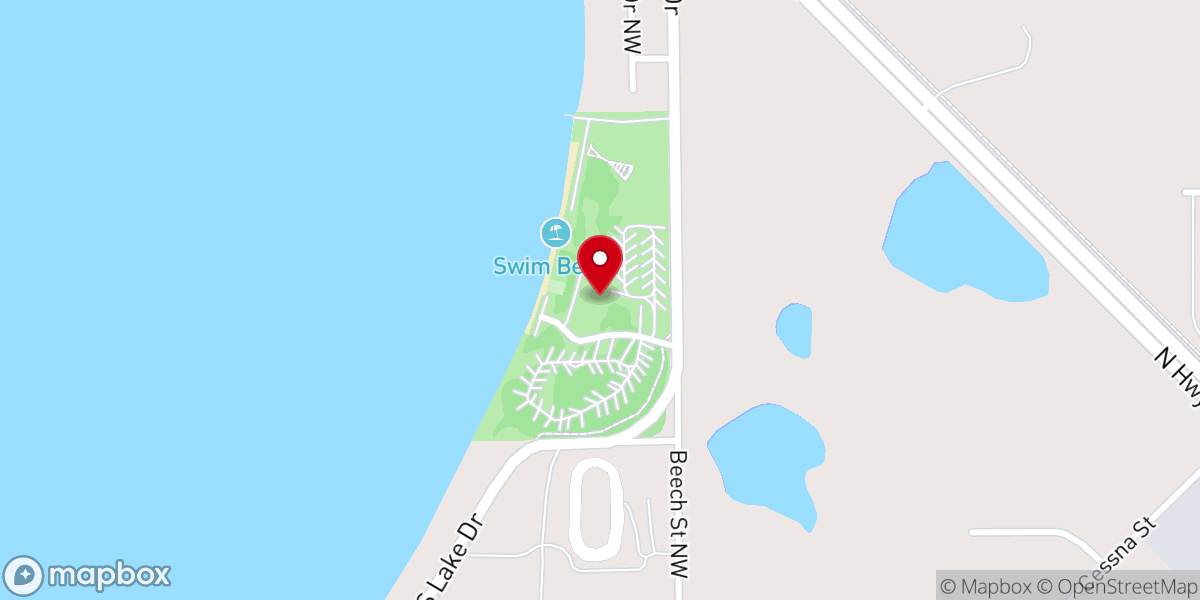 Map showing location of Stokes-Thomas Lake City Park