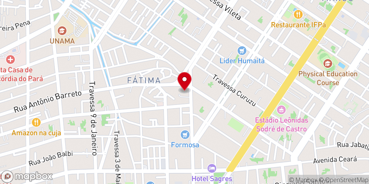 Map showing location of Igreja Batista Regular Luz Brilhante