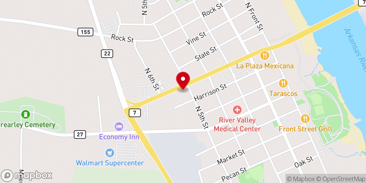 Map showing location of Tortilleria Morelos