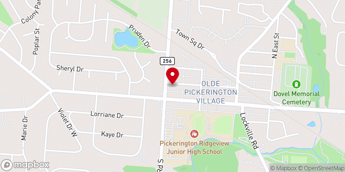 Map showing location of Christian Counseling Center