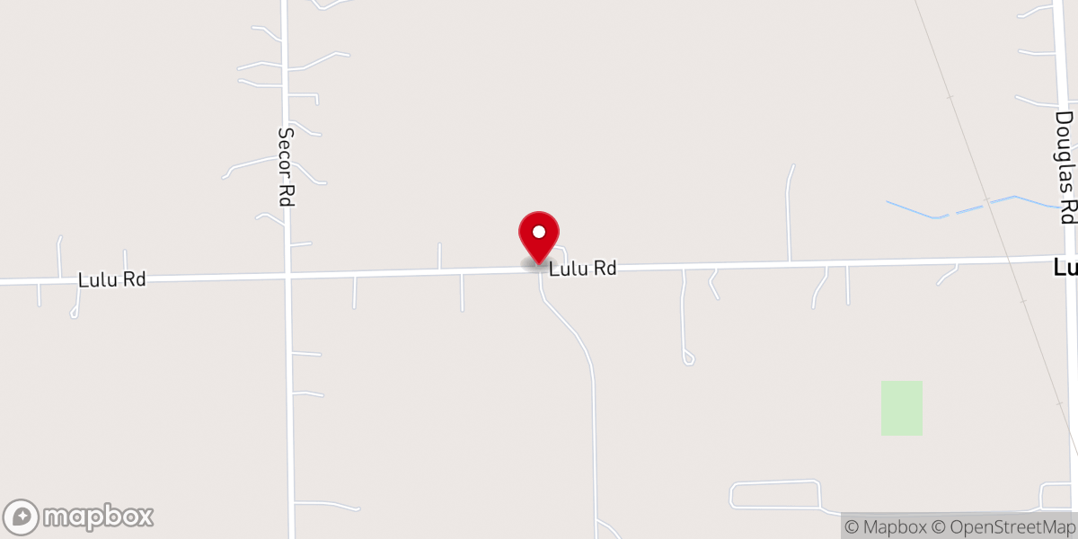 Map showing location of Matthes Tree Farm