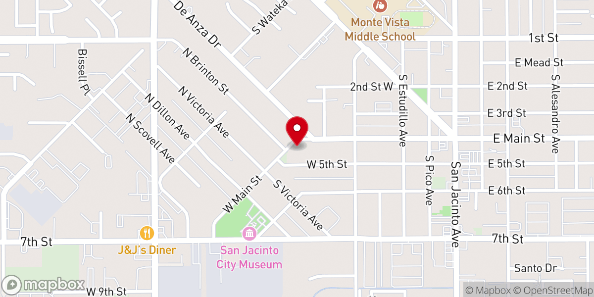 Map showing location of Living Waters Christian Ministries