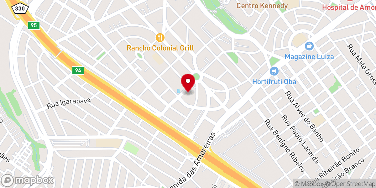 Map showing location of ADMIN - Assembleia de Deus ministério Independência