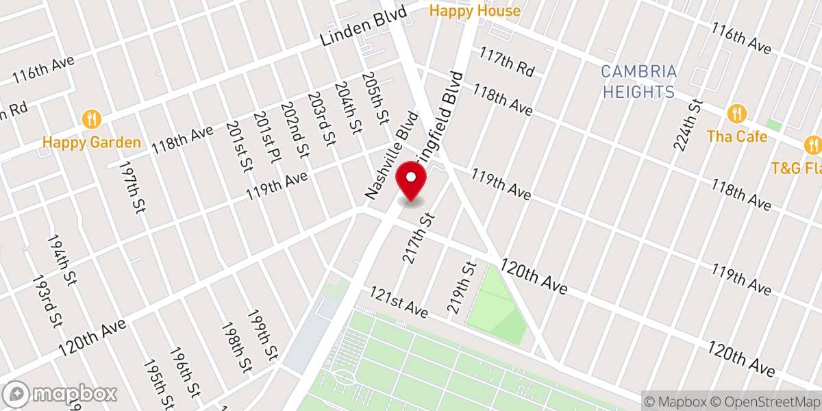 Map showing location of Harvest Revival Christian Fellowship