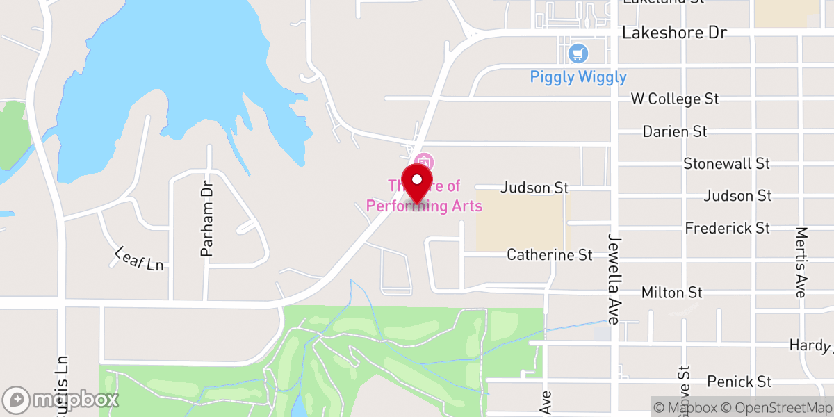 Map showing location of Faith Lutheran Church