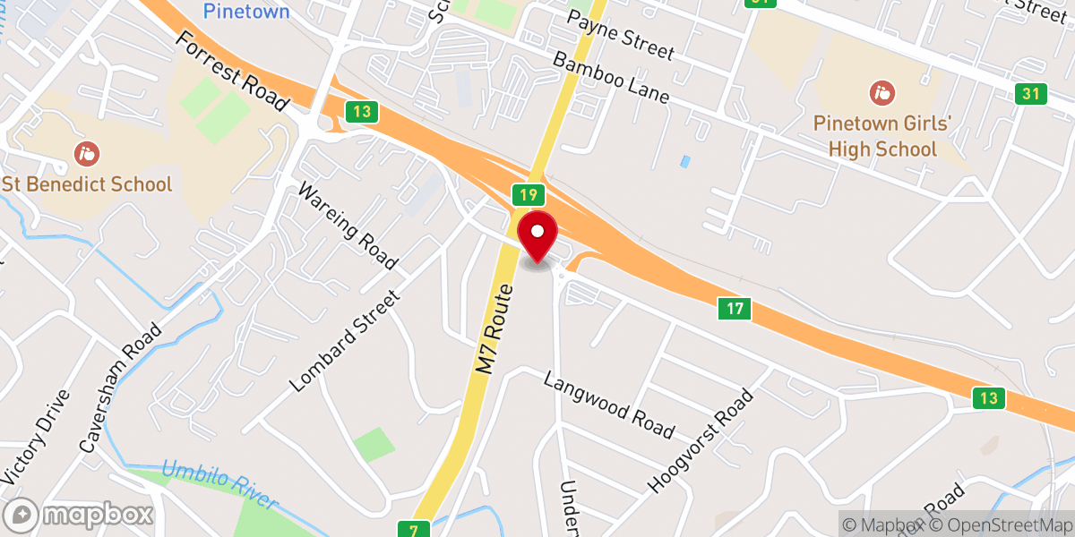 Map showing location of Crossroads Family Church