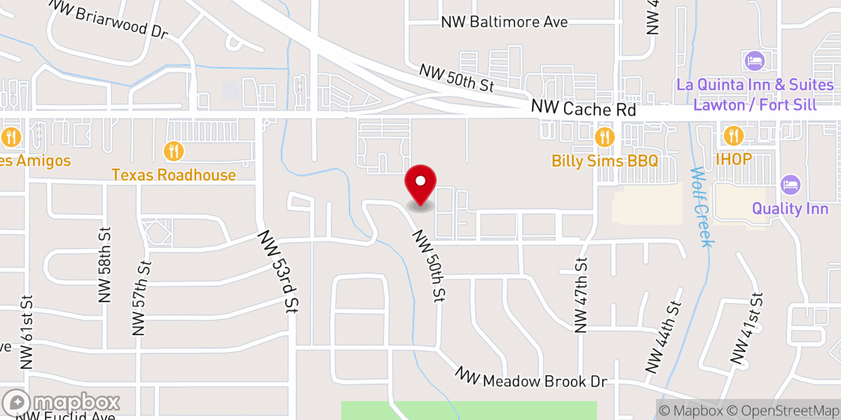 Map showing location of Tabernacle of Praise Church