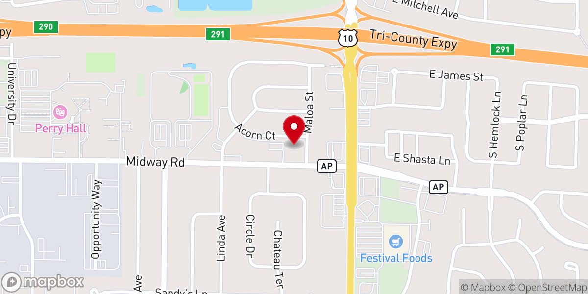 Map showing location of Regeneration Church, INC