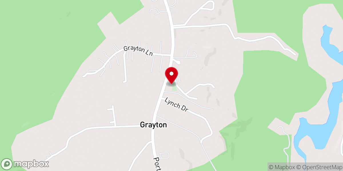 Map showing location of King James Baptist Church