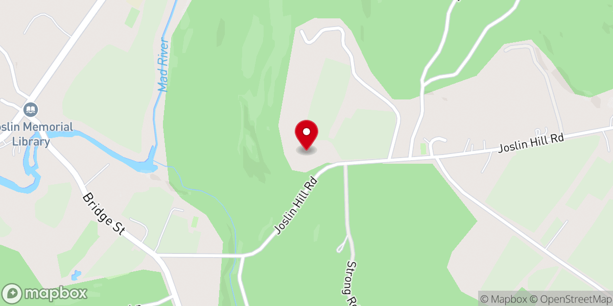 Map showing location of Mad River Valley Community Fund
