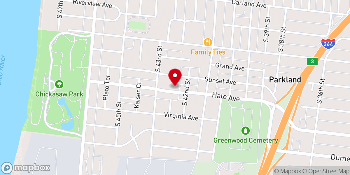 Map showing location of Bible Way Church of God in Christ