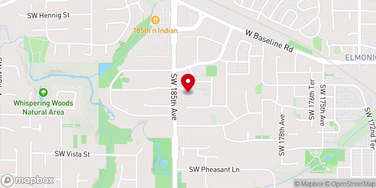 Map showing location of Eden Church