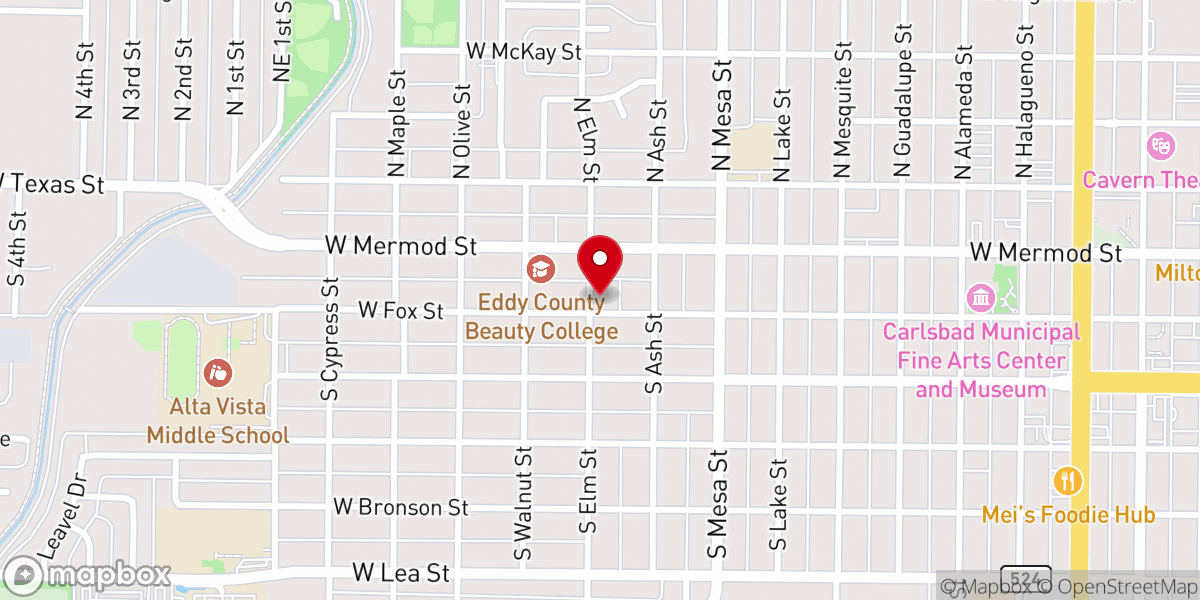 Map showing location of The Blessing