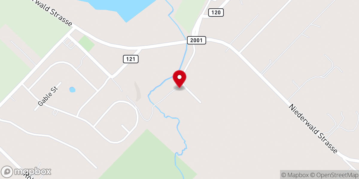 Map showing location of A Fountain of Life Worship Center