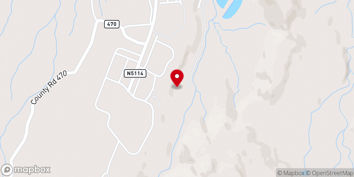 Map showing location of Christian Reformed Church