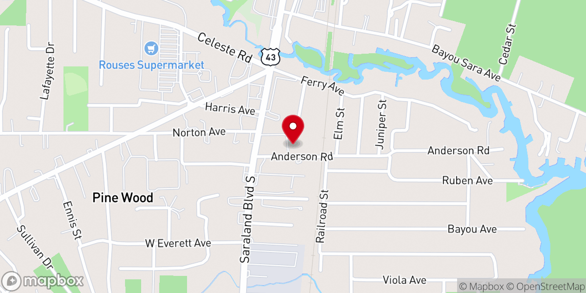 Map showing location of Celebration Church