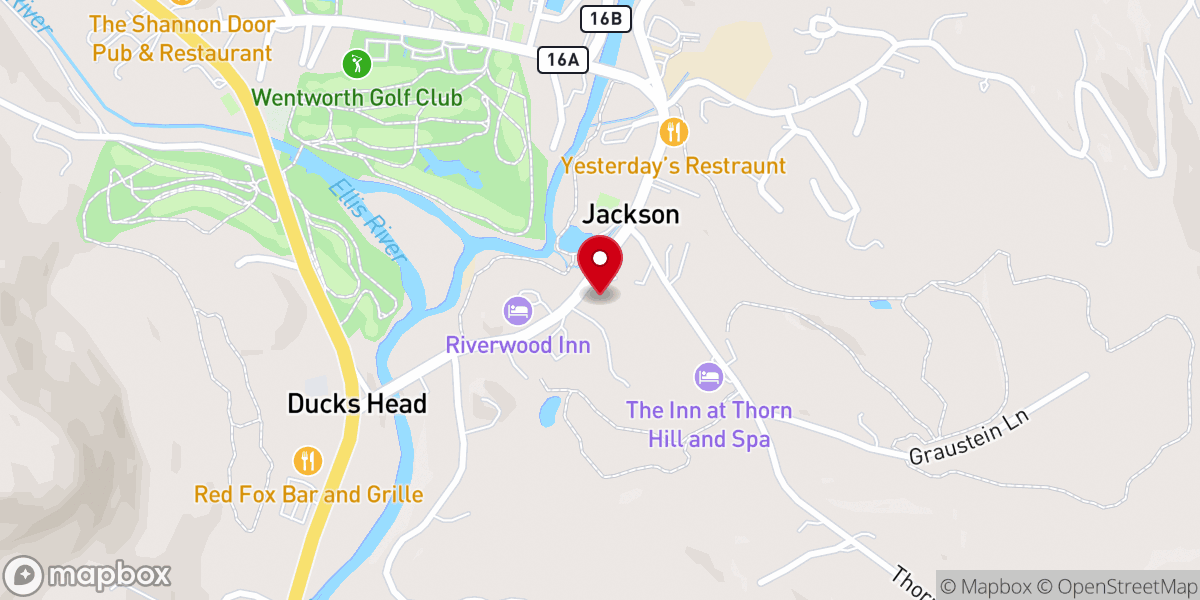 Map showing location of RavenWood Curio Shoppe