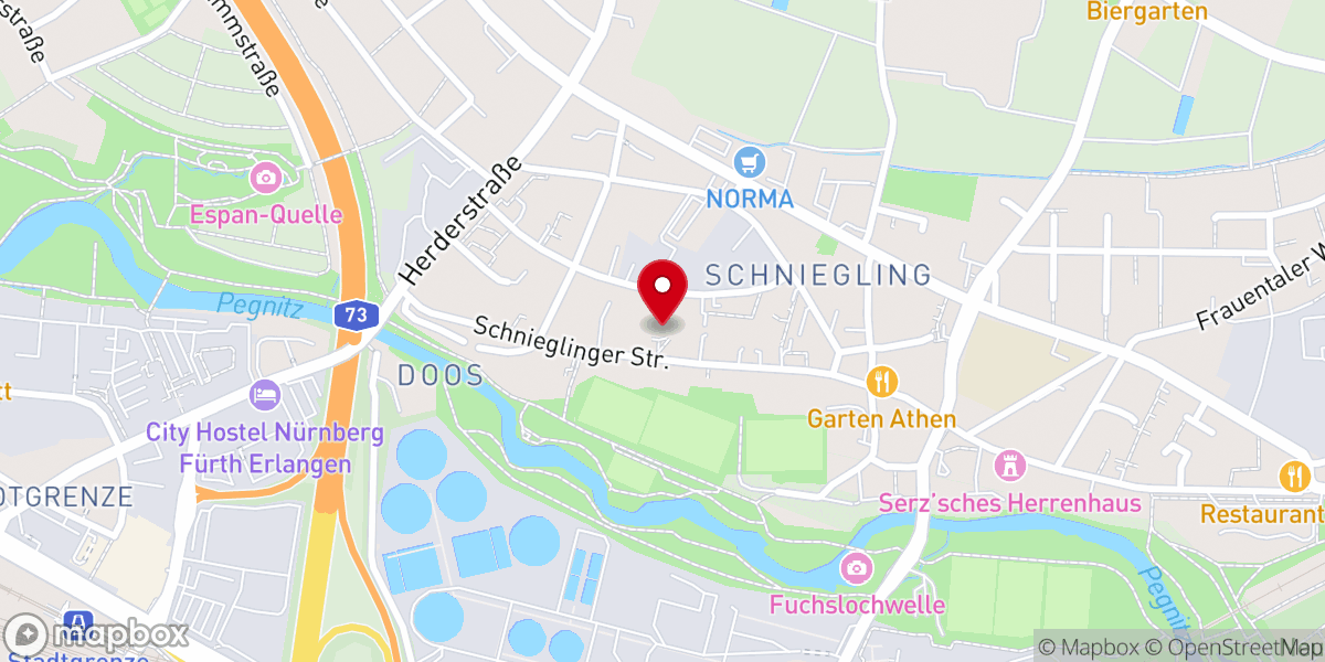 Map showing location of St. Konrad
