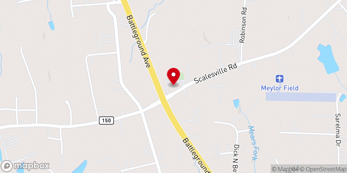 Map showing location of Summerfield Peace United Methodist Church